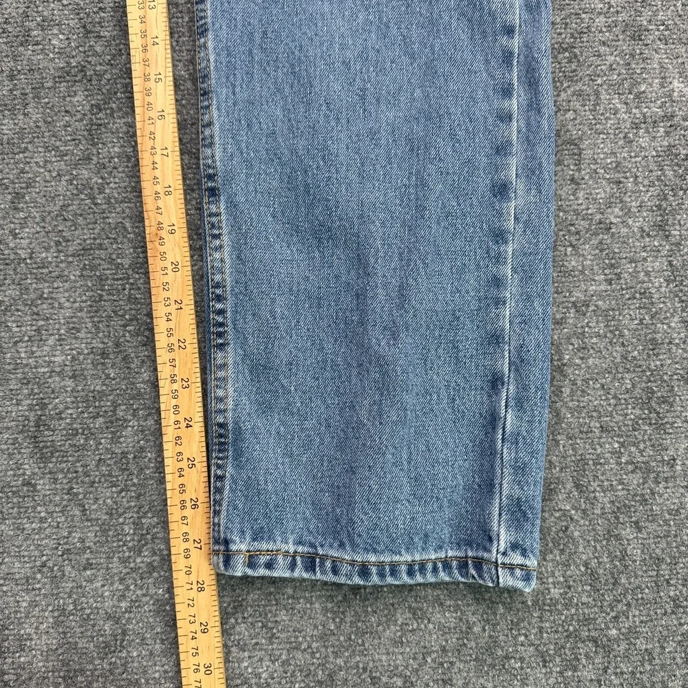 Levis 505 Regular Fit Jeans Mens 38x29 Medium Wash Blue Straight Leg Denim Pants